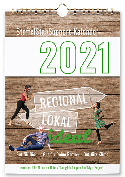 Kalender Titelblatt 2021 - regional lokal ideal